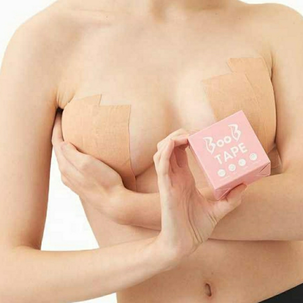Body tape instant breast lift